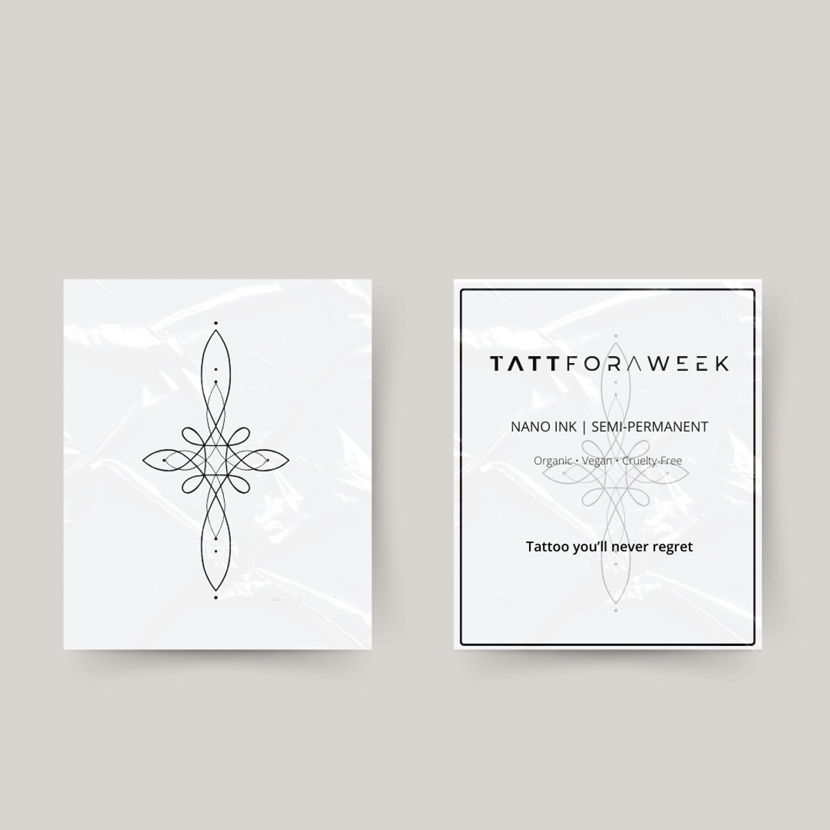Tijdelijke tattoo keltische kruising | Neptattoo volwassenen | Tijdelijke tattoo voor volwassenen | Temporary tattoo | Plaktattoos voor volwassenen | Neptattoos | Probeer zorgeloos een tattoo | tattforaweek